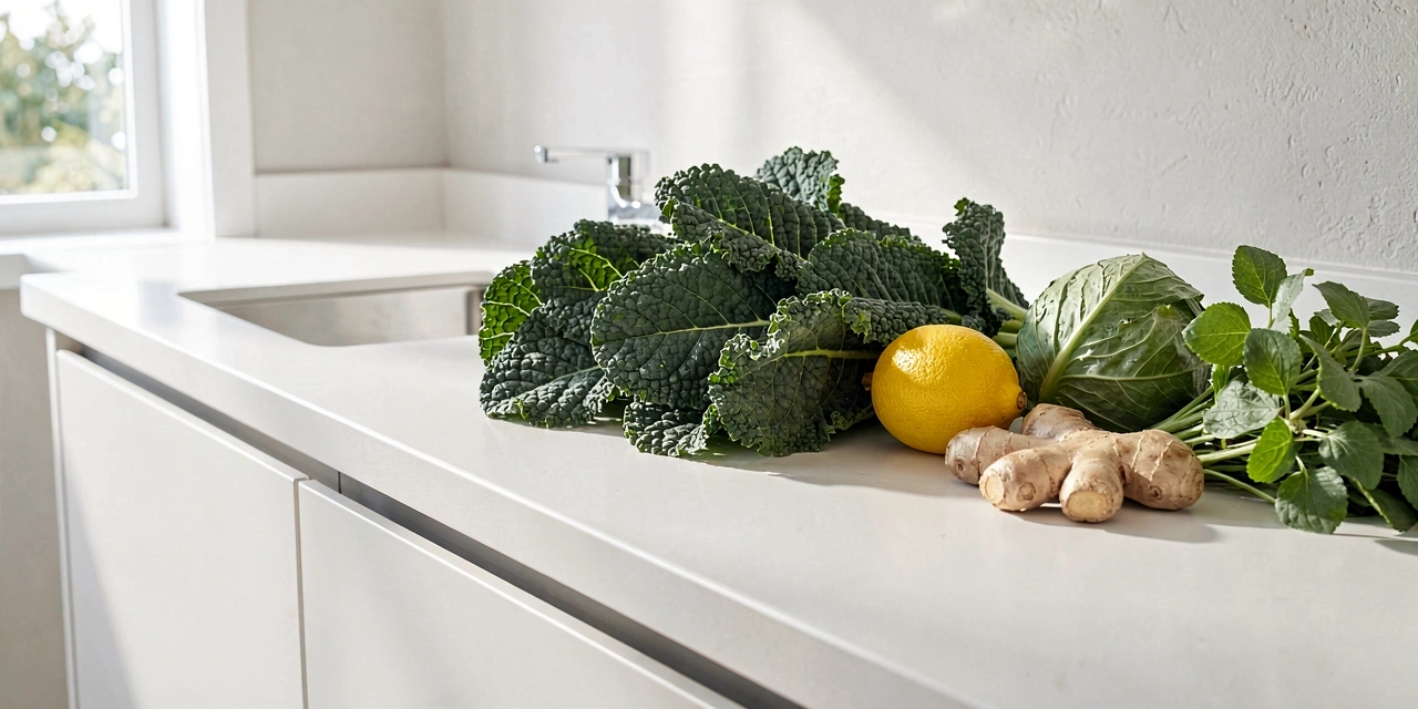 Ingredientes frescos representando la pureza de datos